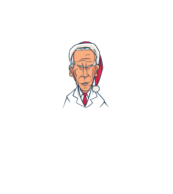 Crăciun Biden model negru pe tricou