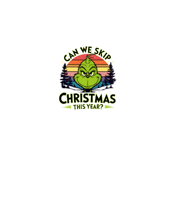 Can we skip christmas this year model alb pe tricou