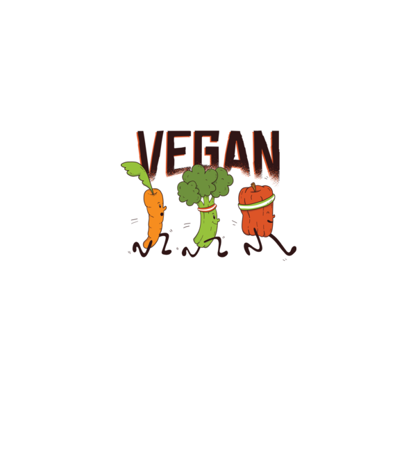 Legume vegan model alb pe tricou