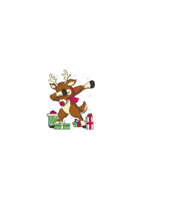 Rudolph DAB model negru pe tricou