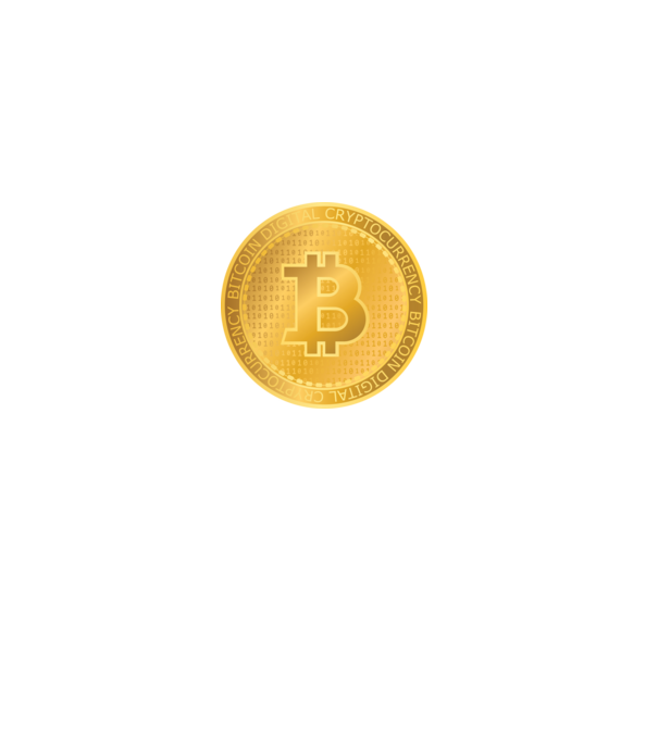 Monedă de aur Bitcoin model gri pe tricou