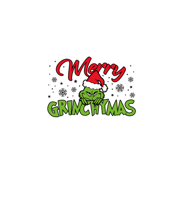 Merry Grinchymas - Grinch model verde pe tricou