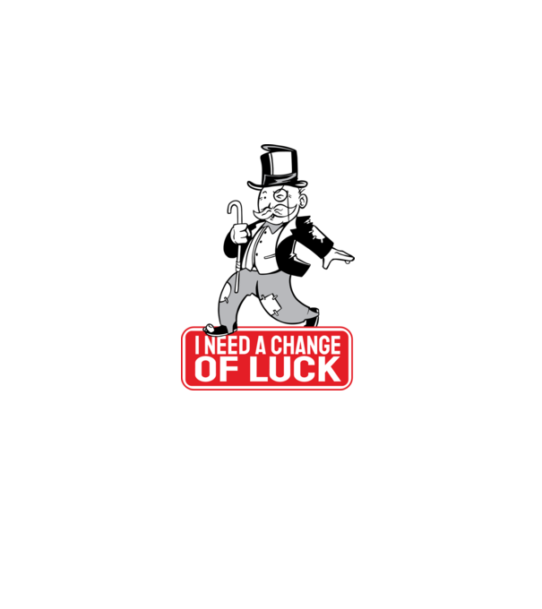 Monopoly - Am nevoie de puțin noroc model gri pe tricou