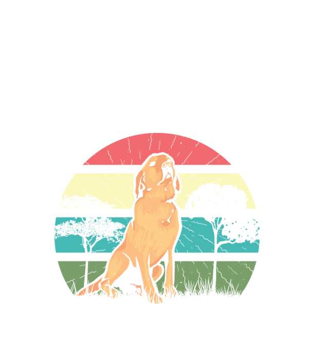 Golden Retriever retro model negru pe tricou
