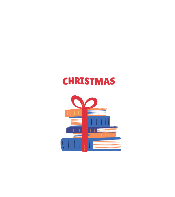 All I want for Christmas is Books tricou cu cărți model negru pe tricou