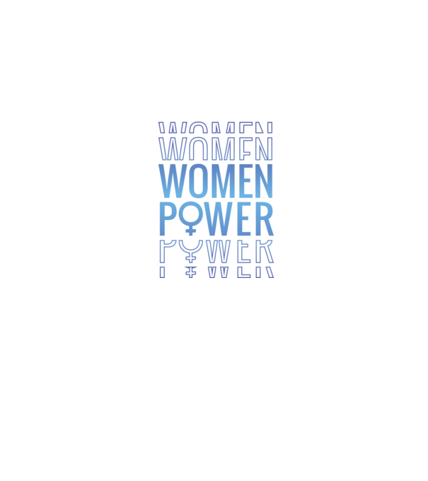 Women Power de Ziua Femeii model albastru jeanși pe tricou