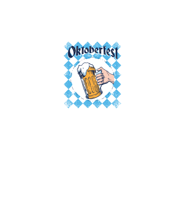 Tricou cu bere Oktoberfest model turcoaz pe tricou