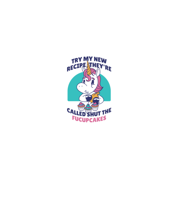Unicorn Rețetă model roz deschis pe tricou