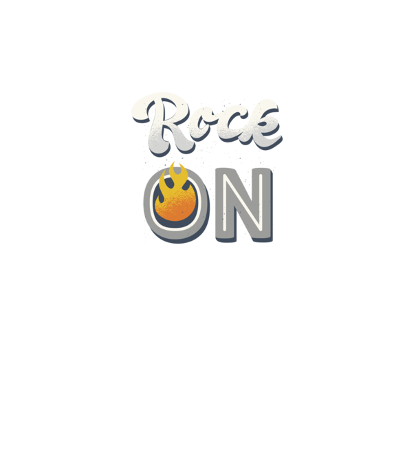 Rock On model negru pe tricou