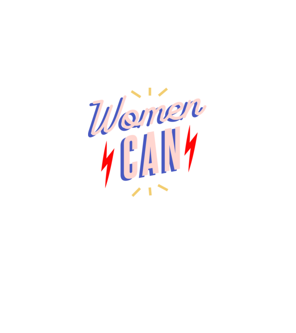 Women Can de Ziua Femeii model negru pe tricou