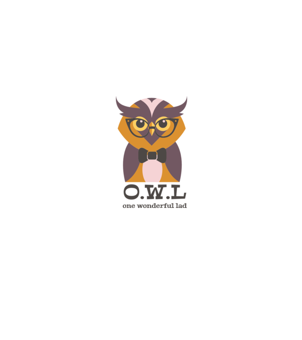 OWL - One wonderful Lad model roz deschis pe tricou