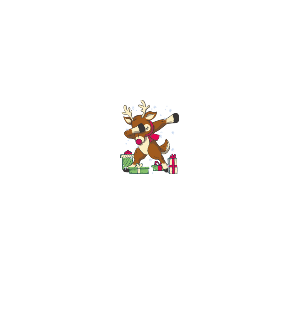 Rudolph DAB model negru pe tricou