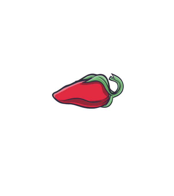 Got Spice ardei model albastru jeanși pe tricou