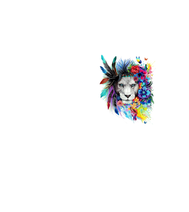 lion color jungle model galben neon pe tricou