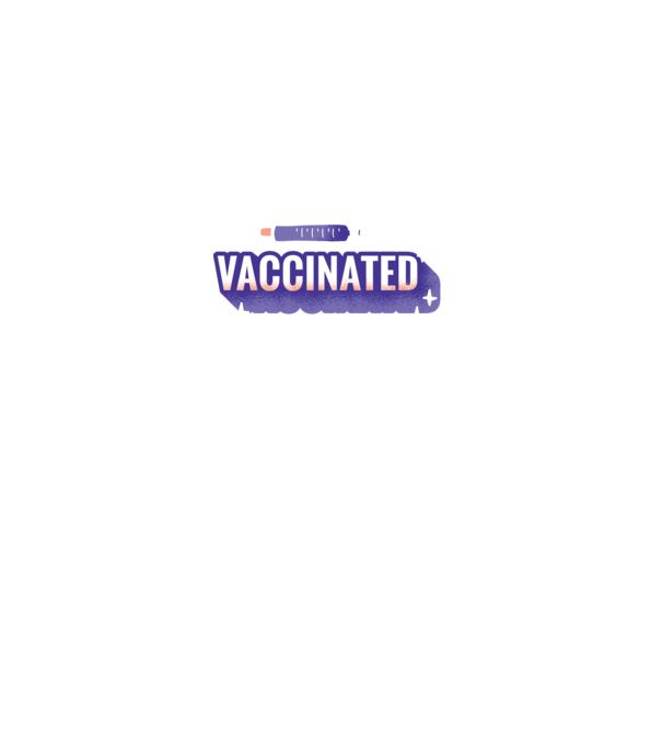 Vaccinat model negru pe tricou