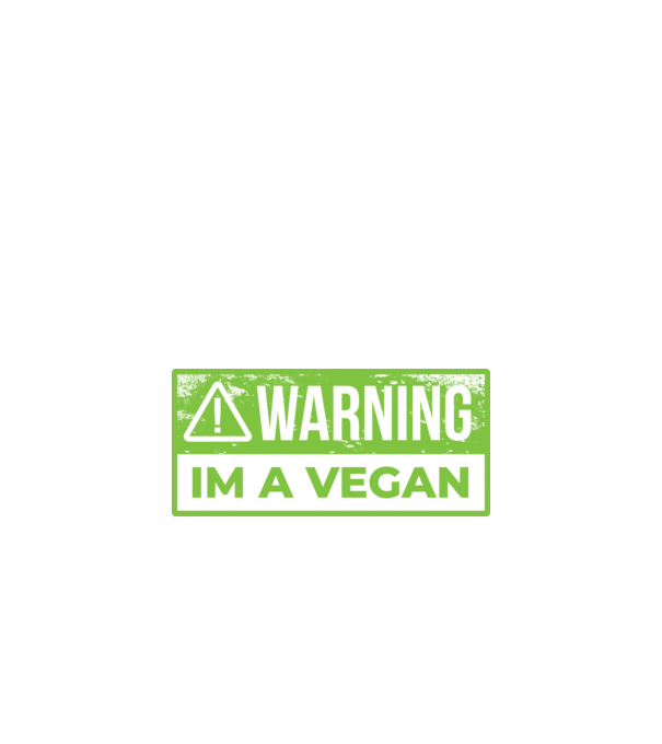 Atenție, sunt vegan model negru pe tricou