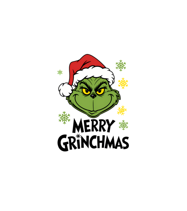 Merry Grinchmas Alb model alb pe tricou
