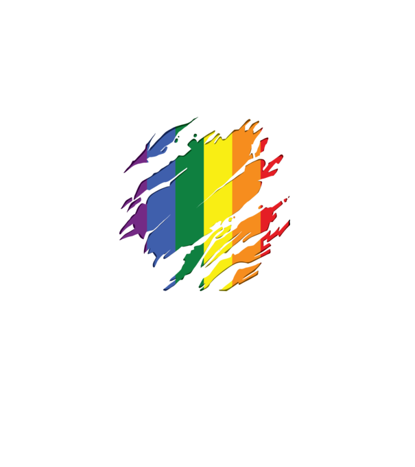 Steag LGBTQ model negru pe tricou