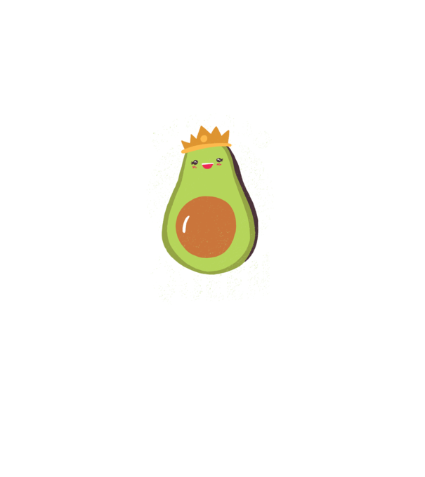 Avocado Queen Regina Avocado model albastru închis pe tricou