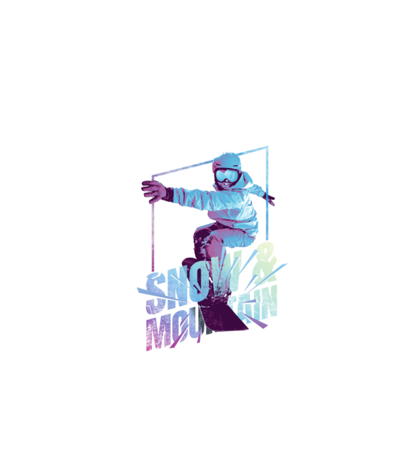 All I need is Snowboard model negru pe tricou