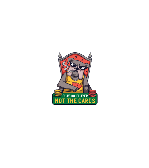 Bulldog Poker model negru pe tricou