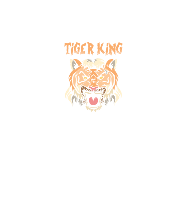 Tiger King model turcoaz pe tricou