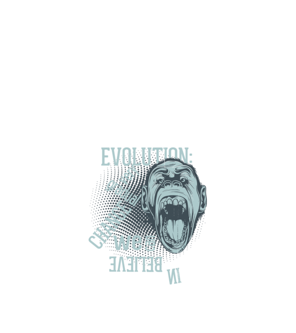Evolution - Very gradual change model negru pe tricou