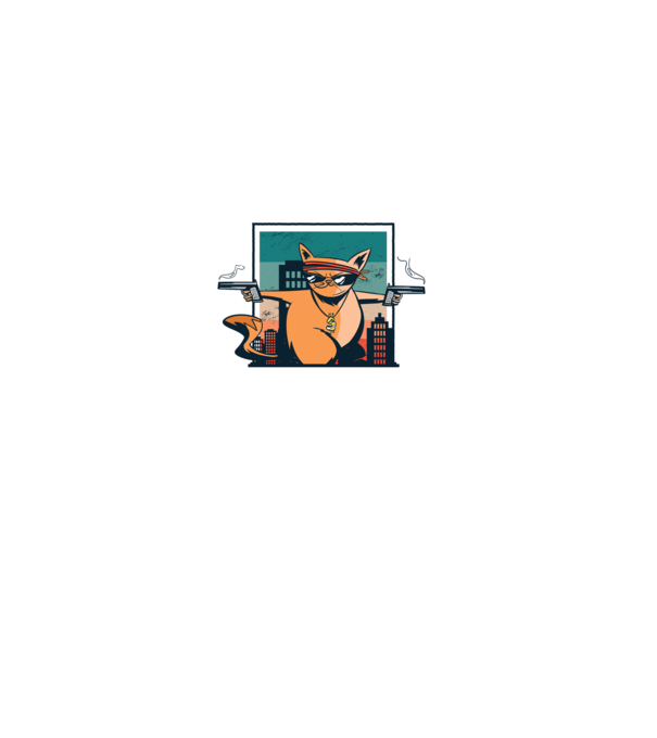 Pew Pew Pew Madafakas Pisică model negru pe tricou