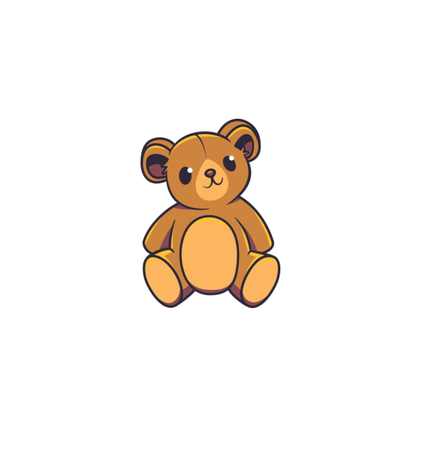 Ursuleț Teddy model nisipiu pe tricou