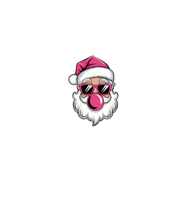 Bubble gum Santa 2 model negru pe tricou