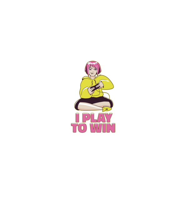 Anime fată Gamer model albastru închis pe tricou