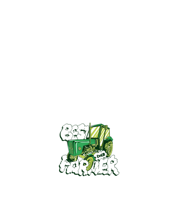 Best Farmer Ever cu Tractor model albastru închis pe tricou