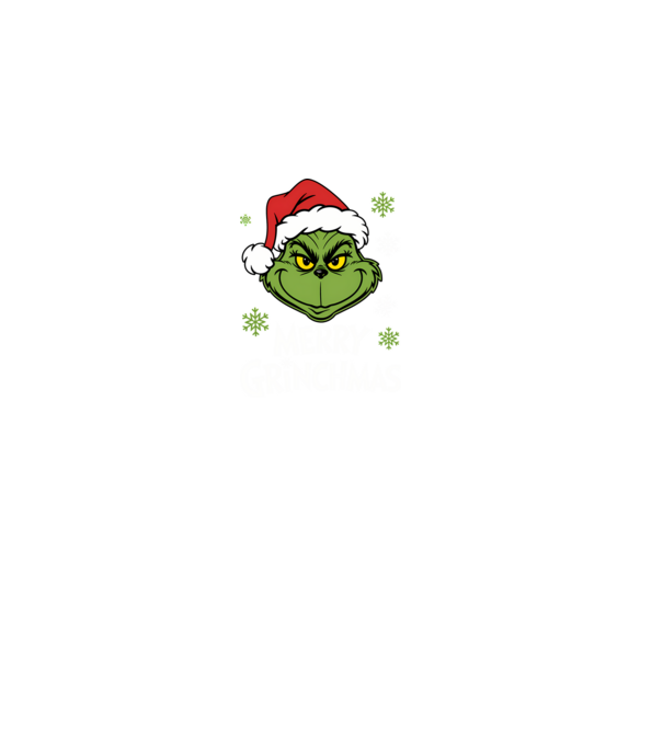 Merry Grinchmas Negru model negru pe tricou
