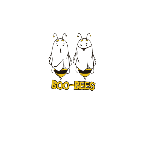 Boo Bees - Albine fantomă Halloween model gri pe tricou