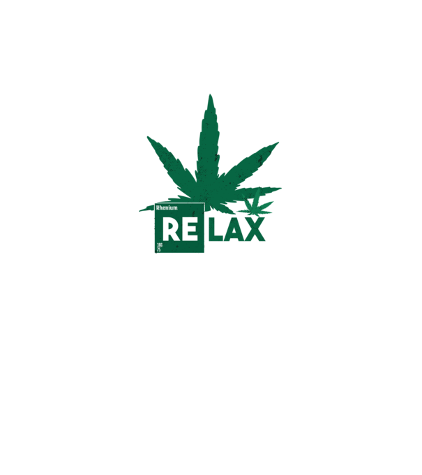 Relax Cannabis model gri pe tricou