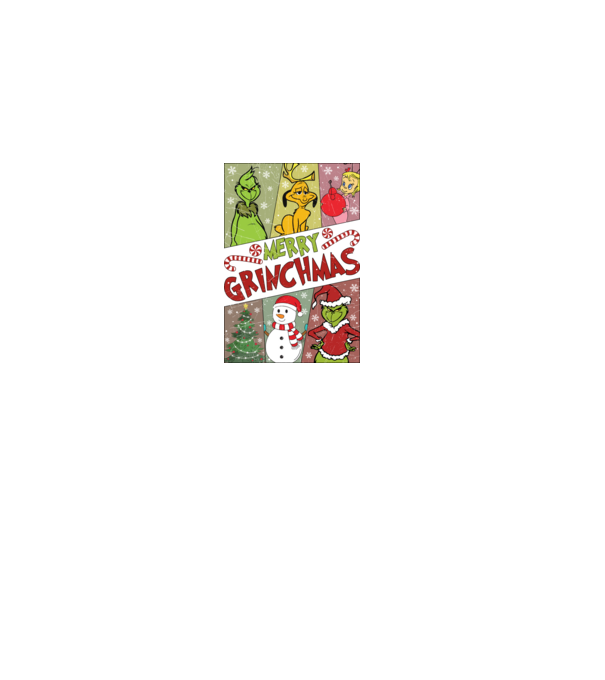 Merry Grinchmas - Grinch model negru pe tricou