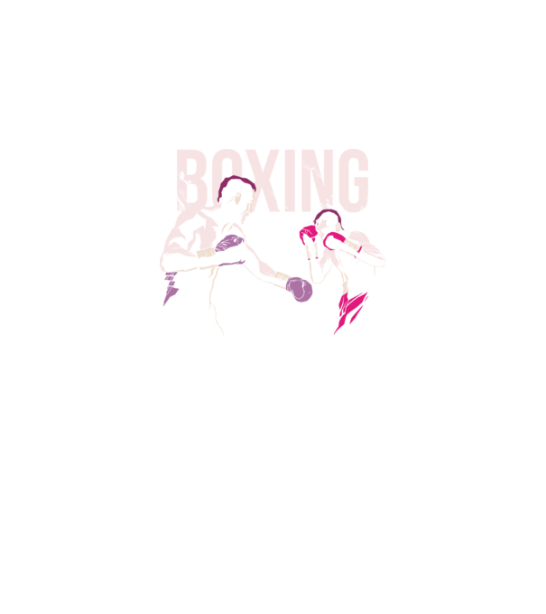 Boxing model negru pe tricou