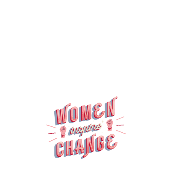 Women inspire change Ziua Femeii model nisipiu pe tricou