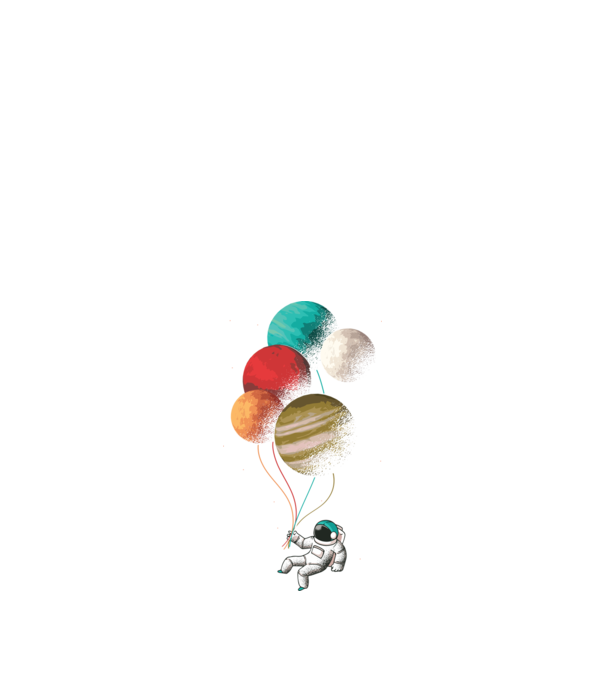 Astronaut Balloons baloane astronaut model negru pe tricou