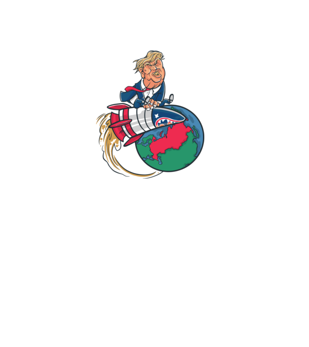 Trump bombă model turcoaz pe tricou