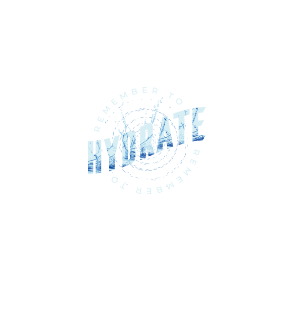 Remember to Hydrate model negru pe tricou