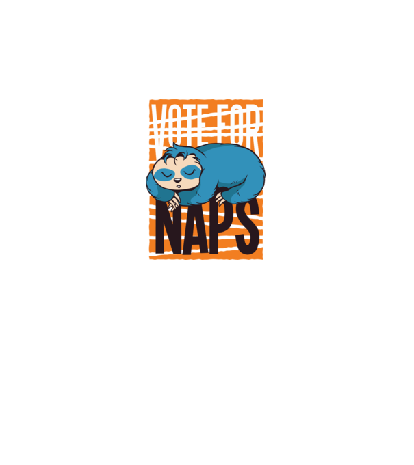 Votez pentru relaxare Leneș model negru pe tricou