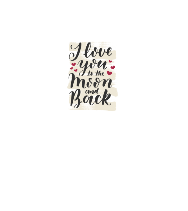 'I love you to the moon and back tricou drăguț Valentine''s Day' model roz pe tricou