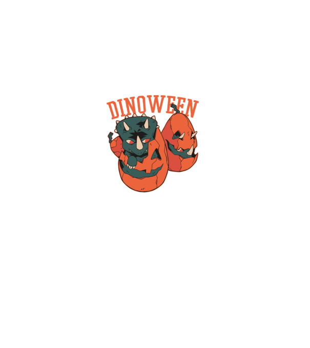 Dinoween model gri pe tricou