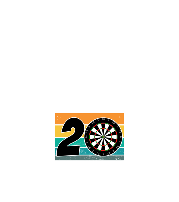 'I''m not 20 I''m double 10 darts birthday' model negru pe tricou