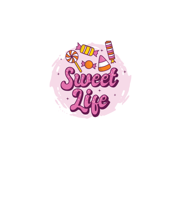 Sweet Life - Viață dulce model turcoaz pe tricou