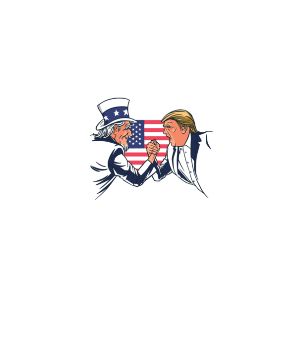 Trump Vs Unchiul Sam SUA 2020 alegeri prezidențiale model albastru jeanși pe tricou