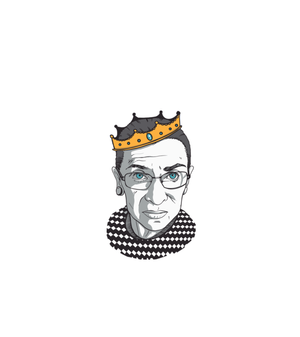 Ruth Bader Ginsburg model verde de măr pe tricou
