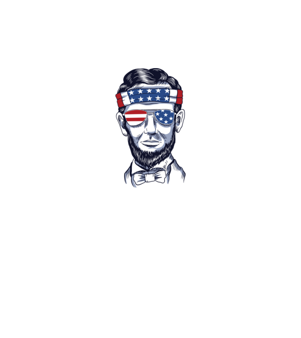 Lincoln USA model gri pe tricou