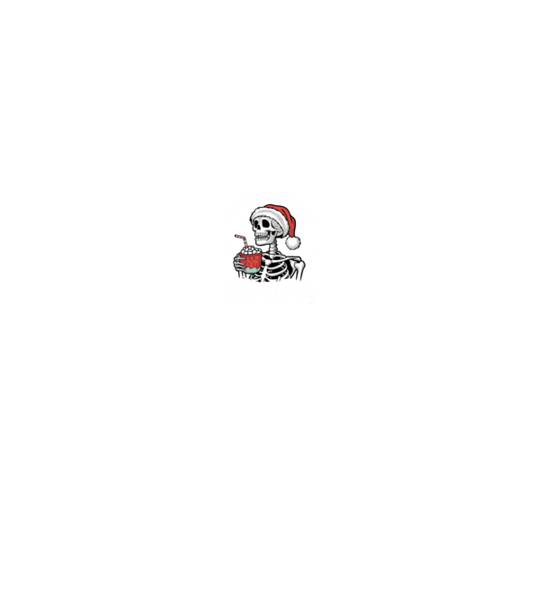 Dead inside, but it's christmas Negru model albastru jeanși pe tricou